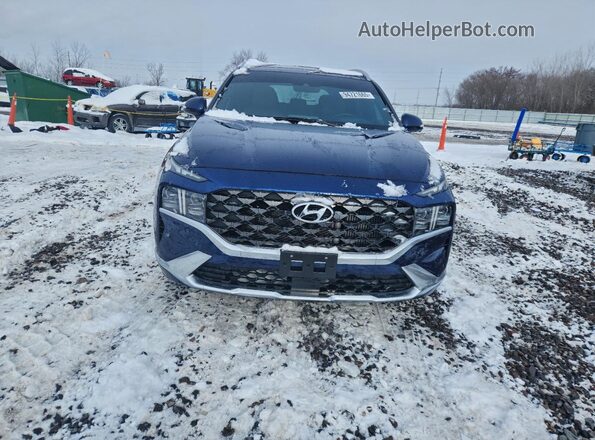 5NMS5DAL1NH387112 2022 HYUNDAI SANTA FE CALLIGRAPHY Blue წინა ხედი