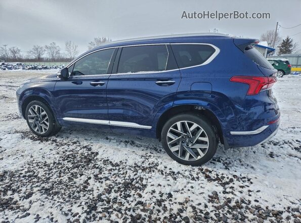 5NMS5DAL1NH387112 2022 HYUNDAI SANTA FE CALLIGRAPHY Blue უკანა მარცხენა