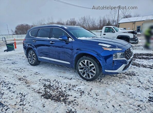 5NMS5DAL1NH387112 2022 HYUNDAI SANTA FE CALLIGRAPHY Blue წინა მარჯვენა