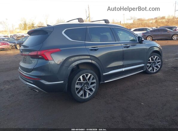 5NMS5DAL3MH360167 2021 HYUNDAI SANTA FE CALLIGRAPHY Gray Задня права чверть