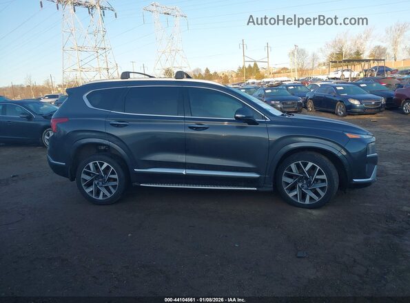 5NMS5DAL3MH360167 2021 HYUNDAI SANTA FE CALLIGRAPHY Gray Панорамний вид салону 360°