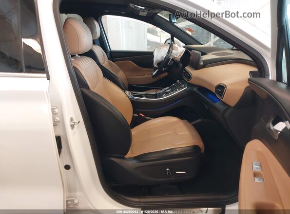 5NMS5DAL4MH311947 2021 HYUNDAI SANTA FE CALLIGRAPHY White Vista interior delantera