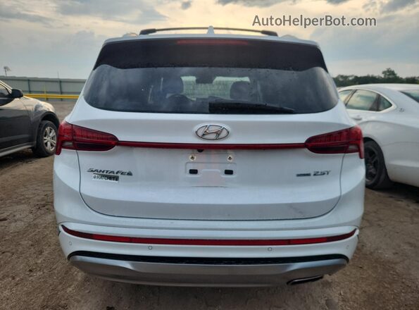 5NMS5DAL4NH450252 2022 HYUNDAI SANTA FE CALLIGRAPHY White უკანა ხედი