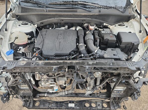 5NMS5DAL4NH450252 2022 HYUNDAI SANTA FE CALLIGRAPHY White ძრავის განყოფილების ხედი