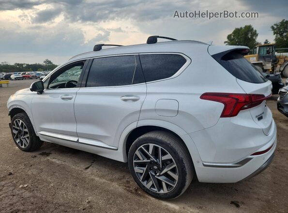 5NMS5DAL4NH450252 2022 HYUNDAI SANTA FE CALLIGRAPHY White უკანა მარცხენა