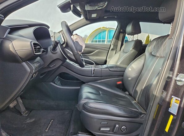 5NMS5DAL5MH371168 2021 HYUNDAI SANTA FE CALLIGRAPHY Черный Вид салона спереди