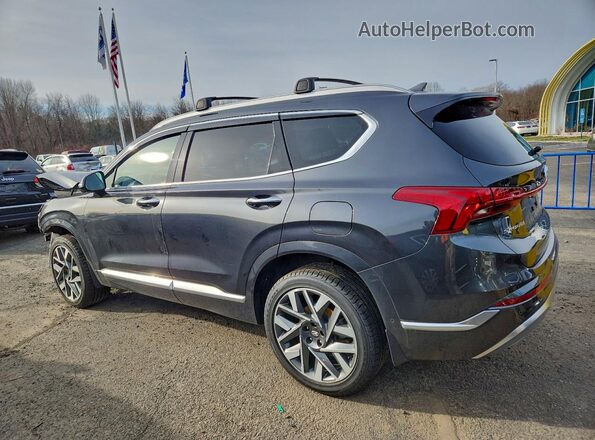5NMS5DAL5MH371168 2021 HYUNDAI SANTA FE CALLIGRAPHY Черный Задняя левая четверть