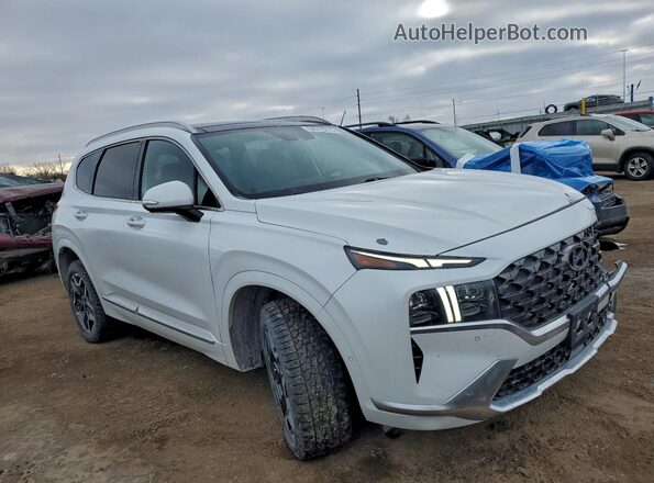 5NMS5DAL6MH346151 2021 HYUNDAI SANTA FE CALLIGRAPHY White Delantero derecho