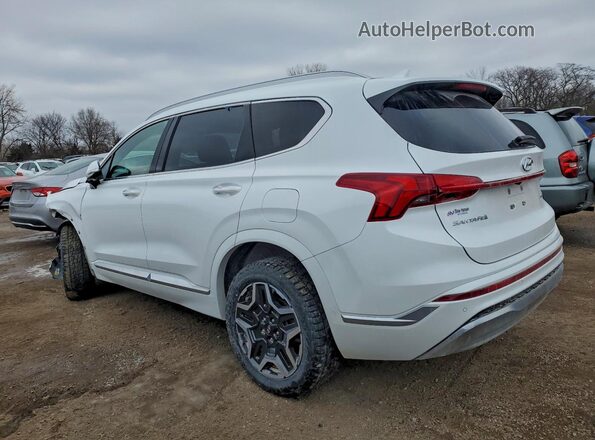 5NMS5DAL6MH346151 2021 HYUNDAI SANTA FE CALLIGRAPHY White Trasero izquierdo