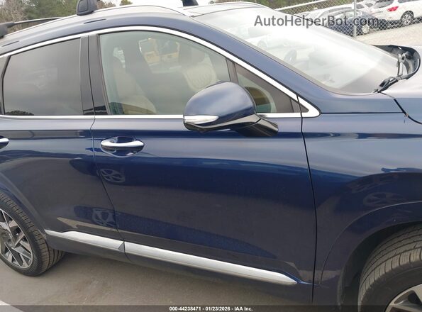 5NMS5DAL6MH363435 2021 HYUNDAI SANTA FE CALLIGRAPHY Синий Панорамный вид салона 360°