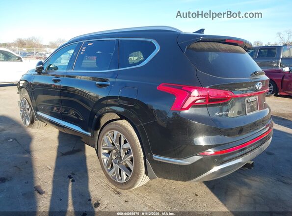 5NMS5DAL6PH654036 2023 HYUNDAI SANTA FE CALLIGRAPHY Black Trasero izquierdo