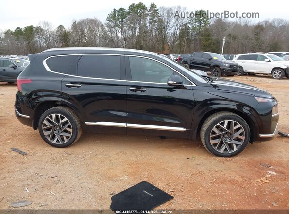 5NMS5DAL8PH620633 2023 HYUNDAI SANTA FE CALLIGRAPHY Black Widok wnętrza z tyłu
