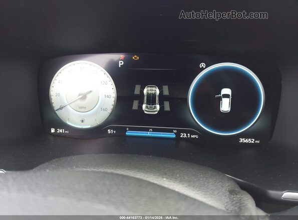 5NMS5DAL8PH620633 2023 HYUNDAI SANTA FE CALLIGRAPHY Black Widok tylnych siedzeń