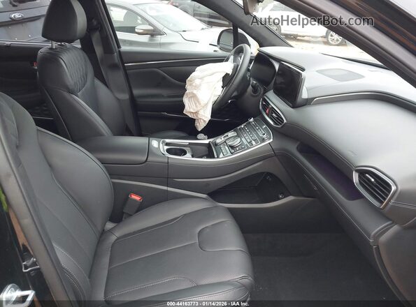 5NMS5DAL8PH620633 2023 HYUNDAI SANTA FE CALLIGRAPHY Black Widok wnętrza z przodu