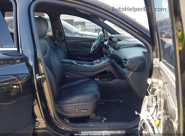 5NMS5DALXMH329837 2021 HYUNDAI SANTA FE CALLIGRAPHY Черный Вид салона спереди