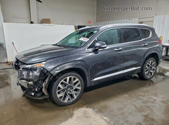 5NMS5DALXMH357816 2021 HYUNDAI SANTA FE CALLIGRAPHY Угольный Передняя левая четверть