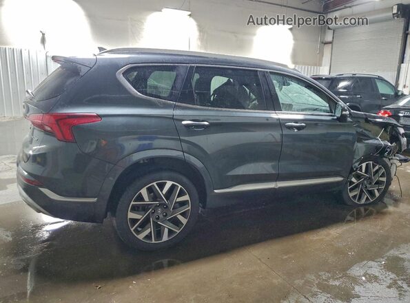5NMS5DALXMH357816 2021 HYUNDAI SANTA FE CALLIGRAPHY Угольный Задняя правая четверть