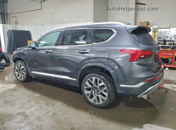 5NMS5DALXMH357816 2021 HYUNDAI SANTA FE CALLIGRAPHY Угольный Задняя левая четверть