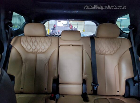 5NMS5DALXMH366242 2021 HYUNDAI SANTA FE CALLIGRAPHY White Rear seats view