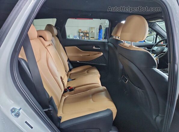 5NMS5DALXMH366242 2021 HYUNDAI SANTA FE CALLIGRAPHY White Rear interior view