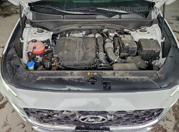 5NMS5DALXMH366242 2021 HYUNDAI SANTA FE CALLIGRAPHY White Engine compartment view