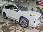 2021 Hyundai Santa Fe Calligraphy White vin: 5NMS5DALXMH366242