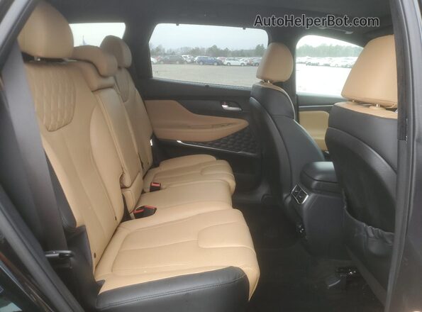 5NMS5DALXPH637286 2023 HYUNDAI SANTA FE CALLIGRAPHY Black Вид задньої частини салону