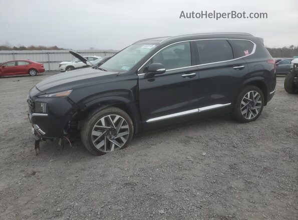 5NMS5DALXPH637286 2023 HYUNDAI SANTA FE CALLIGRAPHY Black Передня ліва чверть