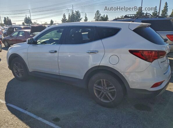 5NMZT3LB8JH070957 2018 HYUNDAI SANTA Белый Задняя левая четверть