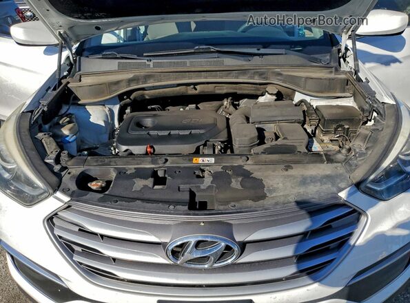 5NMZT3LB8JH070957 2018 HYUNDAI SANTA Белый Вид задней части салона