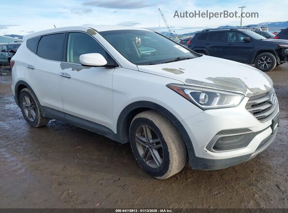 5NMZTDLB5JH080495 2018 HYUNDAI SANTA FE SPORT Белый Передняя правая четверть
