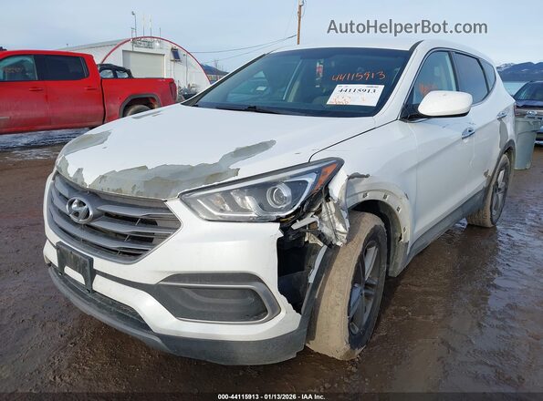 5NMZTDLB5JH080495 2018 HYUNDAI SANTA FE SPORT Белый Вид спереди