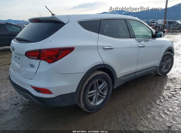 5NMZTDLB5JH080495 2018 HYUNDAI SANTA FE SPORT Белый Задняя правая четверть