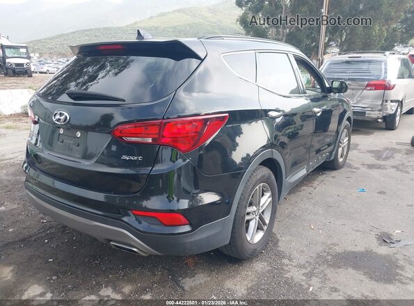 5NMZU3LB5HH032772 2017 HYUNDAI SANTA FE SPORT Black Tył prawy