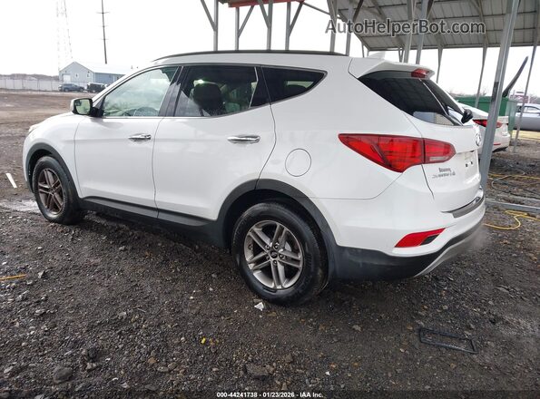 5NMZUDLB0HH007591 2017 HYUNDAI SANTA FE SPORT Белый Задняя левая четверть