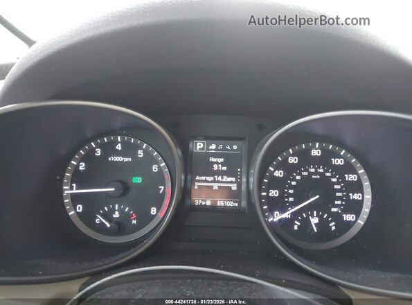 5NMZUDLB0HH007591 2017 HYUNDAI SANTA FE SPORT Белый Вид задних сидений