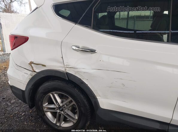5NMZUDLB0HH007591 2017 HYUNDAI SANTA FE SPORT Белый Вид спереди