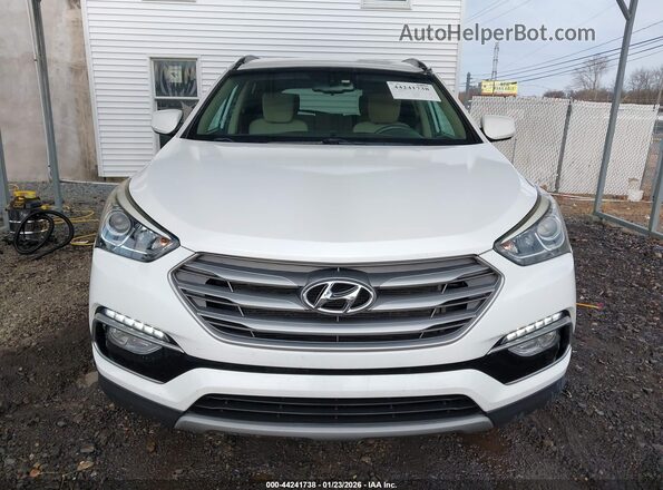 5NMZUDLB0HH007591 2017 HYUNDAI SANTA FE SPORT Белый Вид щитка приборов