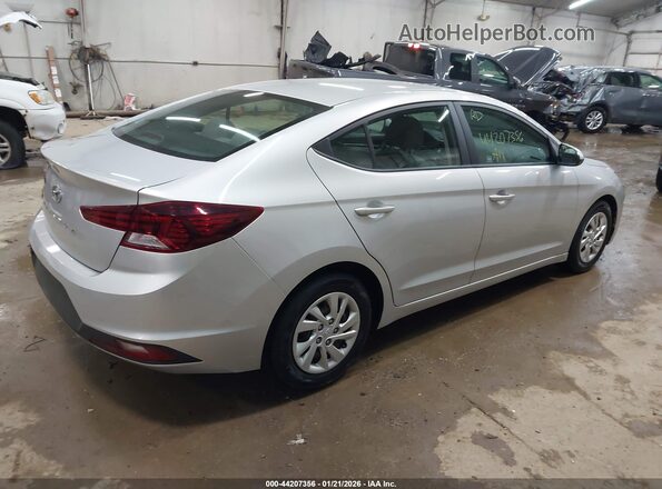 5NPD74LF2KH450128 2019 HYUNDAI ELANTRA Silver უკანა მარჯვენა