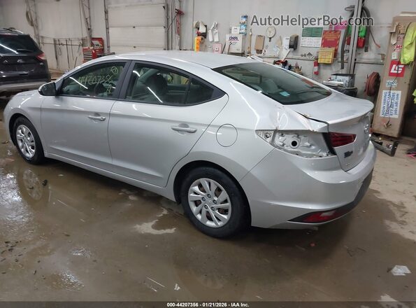5NPD74LF2KH450128 2019 HYUNDAI ELANTRA Silver უკანა მარცხენა