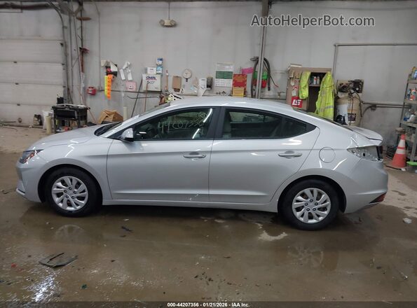 5NPD74LF2KH450128 2019 HYUNDAI ELANTRA Silver 