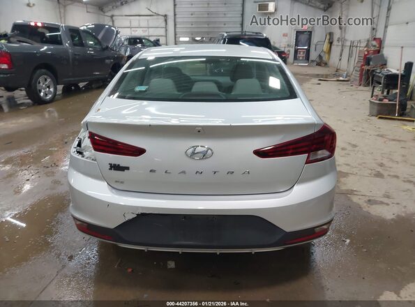 5NPD74LF2KH450128 2019 HYUNDAI ELANTRA Silver 
