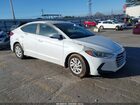 2018 Hyundai Elantra Se White vin: 5NPD74LF3JH330627