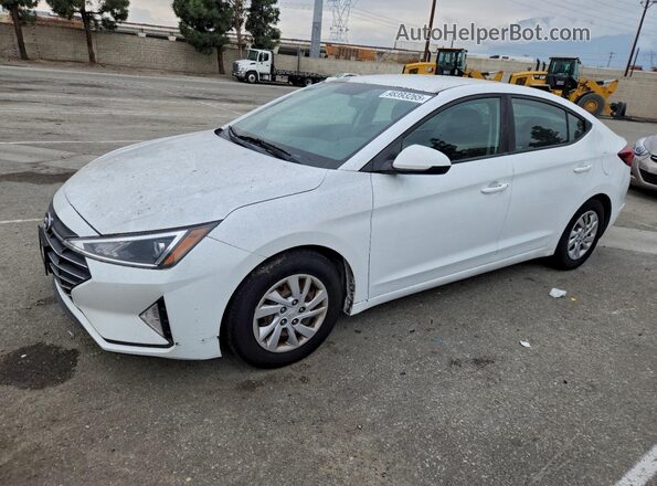 5NPD74LF5KH440130 2019 HYUNDAI ELANTRA White Przód lewy