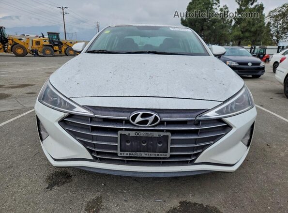 5NPD74LF5KH440130 2019 HYUNDAI ELANTRA White Widok z przodu