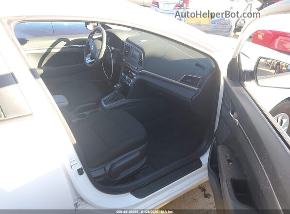 5NPD74LF9LH519446 2020 HYUNDAI ELANTRA White Widok wnętrza z przodu