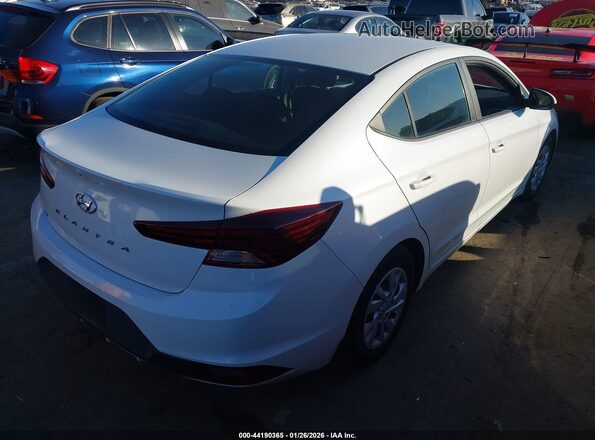 5NPD74LF9LH519446 2020 HYUNDAI ELANTRA White Tył prawy