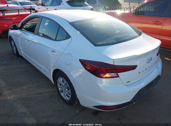 5NPD74LF9LH519446 2020 HYUNDAI ELANTRA White Tył lewy