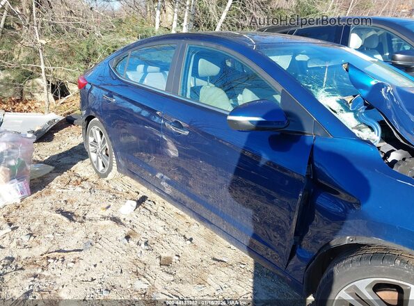 5NPD84LF0HH149198 2017 HYUNDAI ELANTRA Blue Vista interior trasera