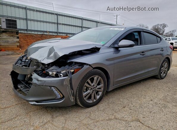 5NPD84LF0JH254264 2018 HYUNDAI ELANTRA Gray Przód lewy